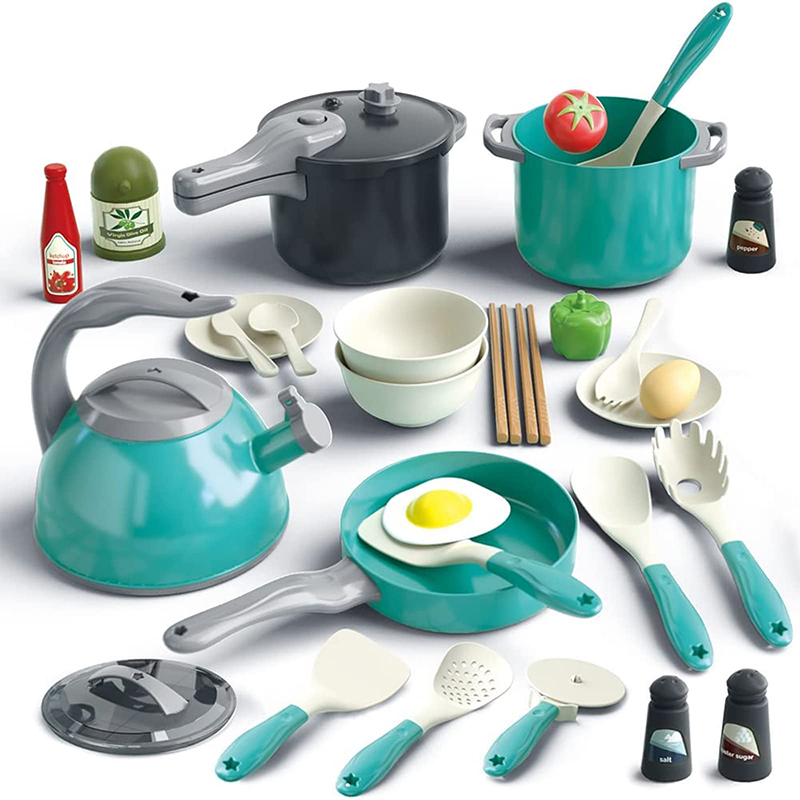 Baby Food Cooking Set - Kinder Küche Spielzeug Zubehör Kleinkind Pretend