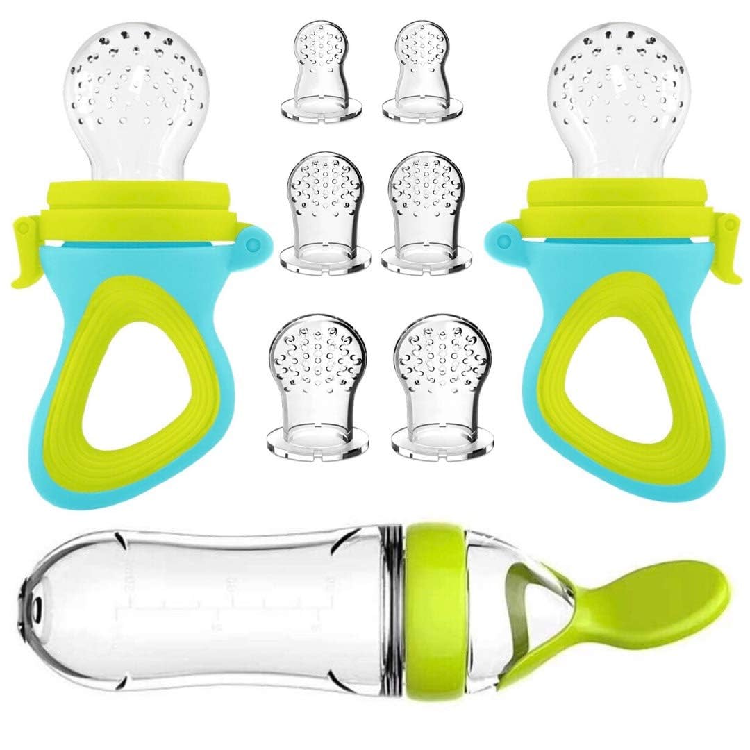 Baby Food Dispensing Spoon - Quetschen Fütterung flasche Tasse Silikon Neugeborenen