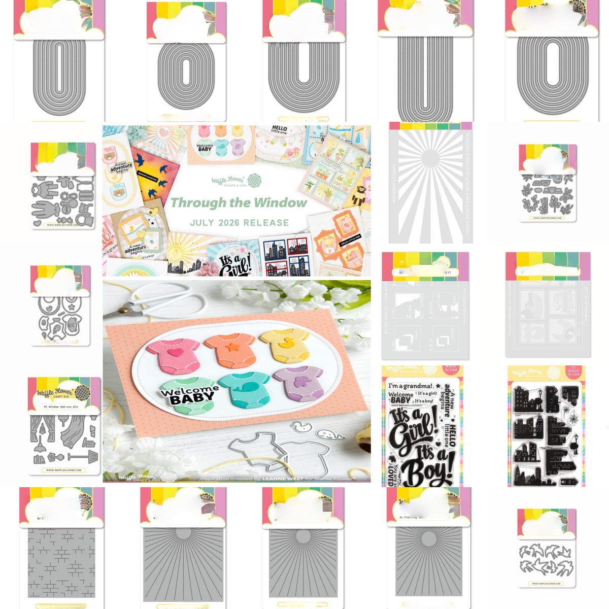 Food Box Baby - Juli 2026 Windows Postage Collage Baby