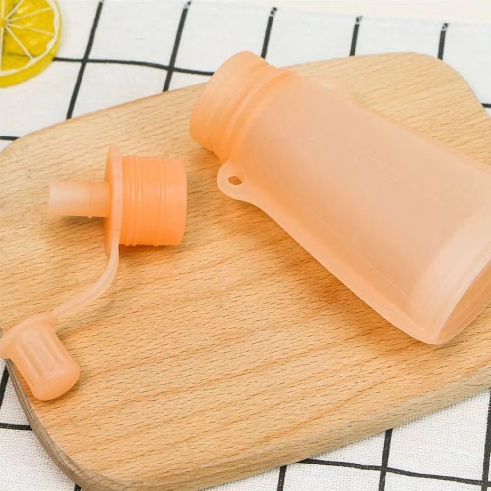 Food Pouch Reusable - BPA-freier Lebensmittelbeutel, auslaufsichere Versiegelung, wiederverwendbarer Lebensmittelbehälter,