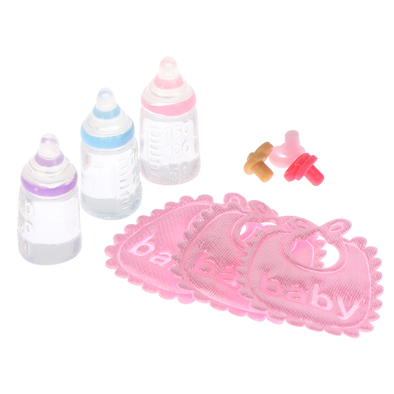 Baby Food Pacifier - 3 Stück antike Puppen Haus Miniatur
