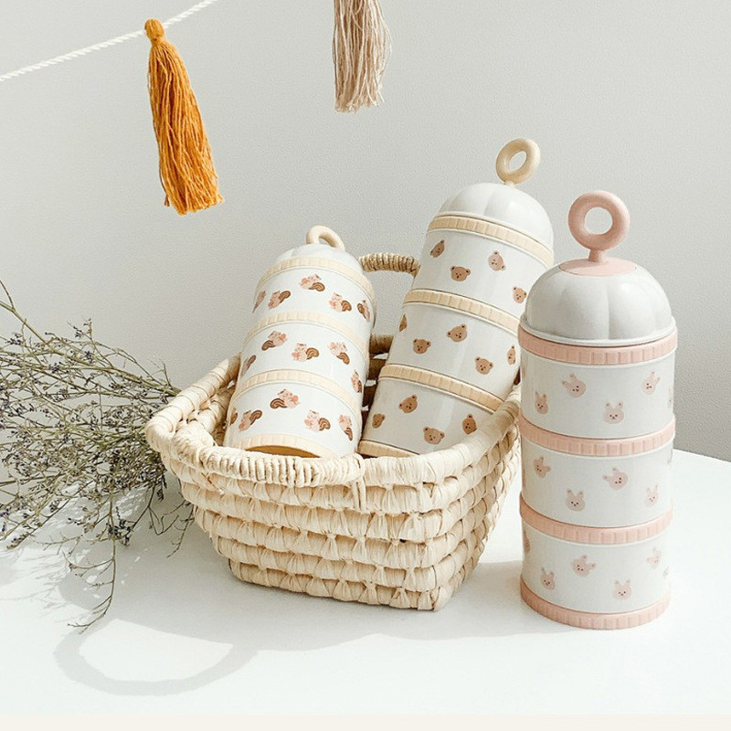 Food Box Baby - Nette Bär Milch Pulver Box Babynahrung