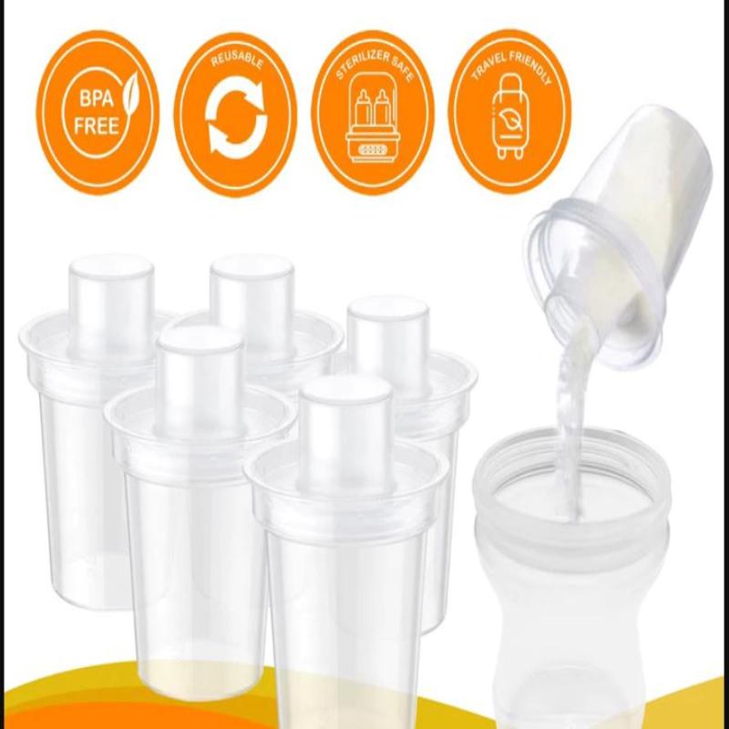Food Box Baby - 6PPC 80ML Baby-Milchpulver-Spender Tragbare Baby-Nahrungsaufbewahrungsbox Baby-Spender