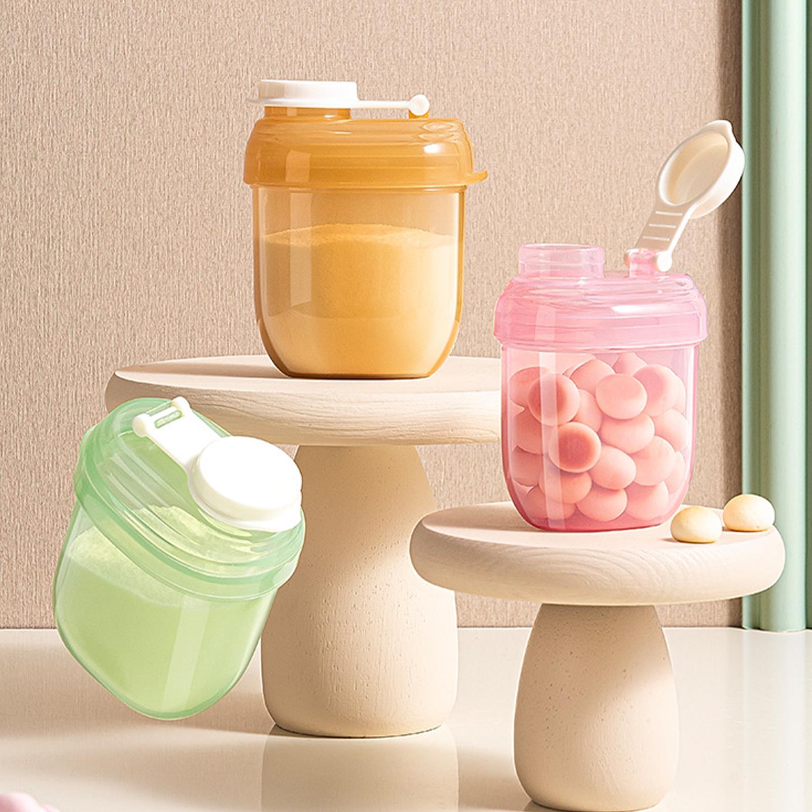 Food Box Baby - Tragbarer Milchpulver-Spender, Luftdichter Snack-Aufbewahrungsbehälter, Reise-Fütterungsorganizer für