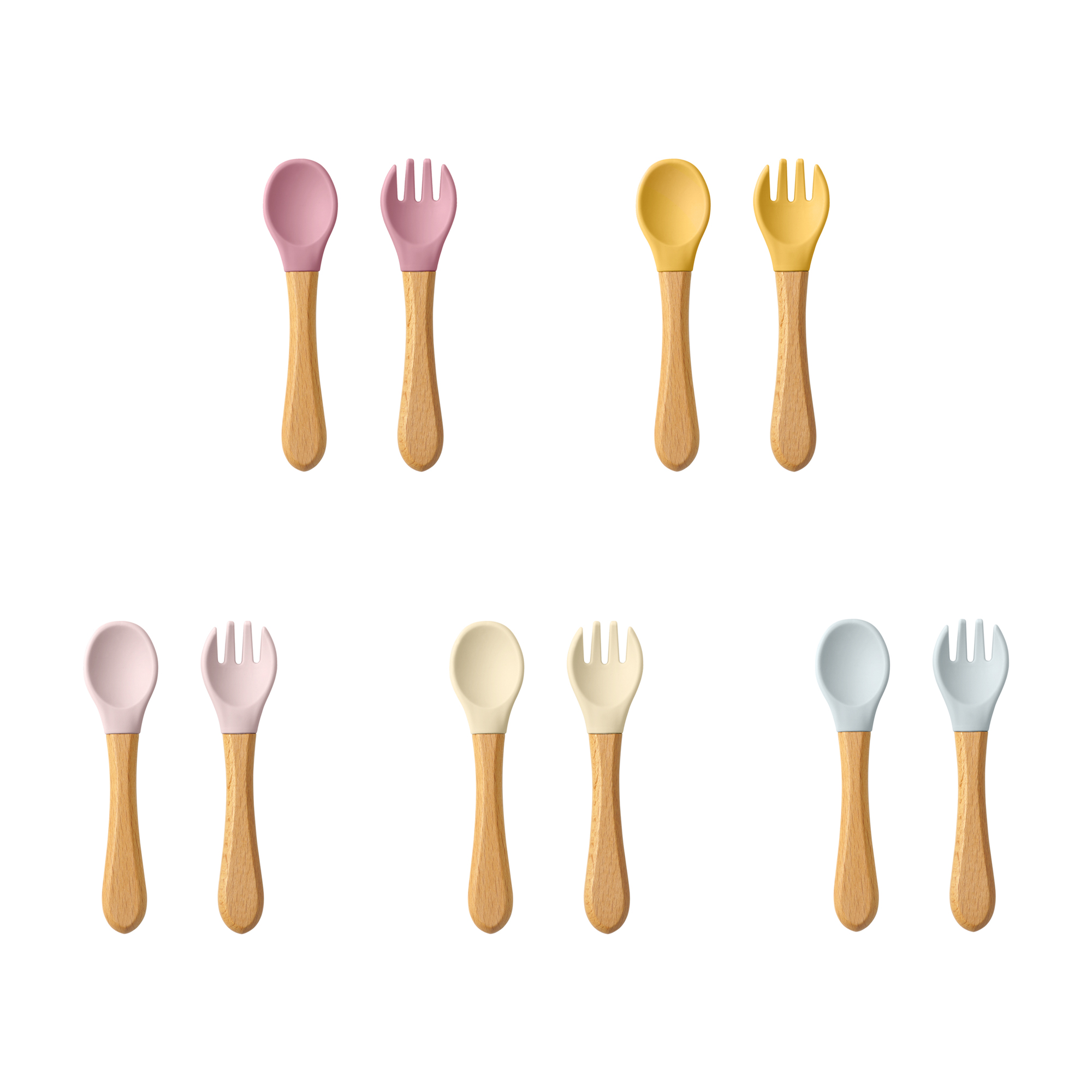 Baby Food Dispensing Spoon - 2PCS Baby Lernen Löffel Utensilien Set