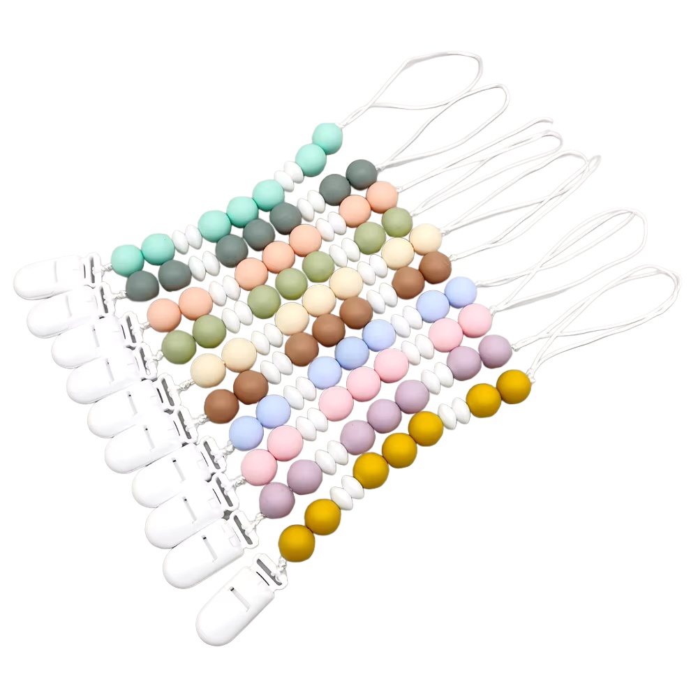 Baby Food Pacifier - Kunststoff Baby Schnuller Clips Silikon Linsen