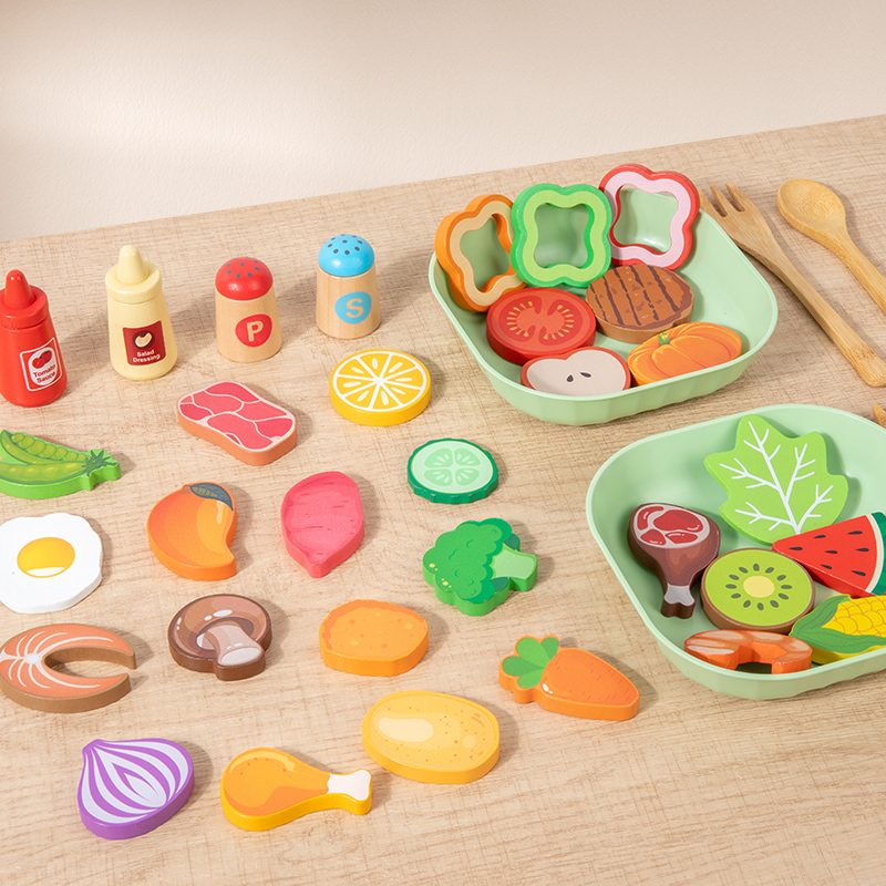 Holz-Simulations-Salat-Spielse – Baby Food Under 1 Year Bewertung und Preis