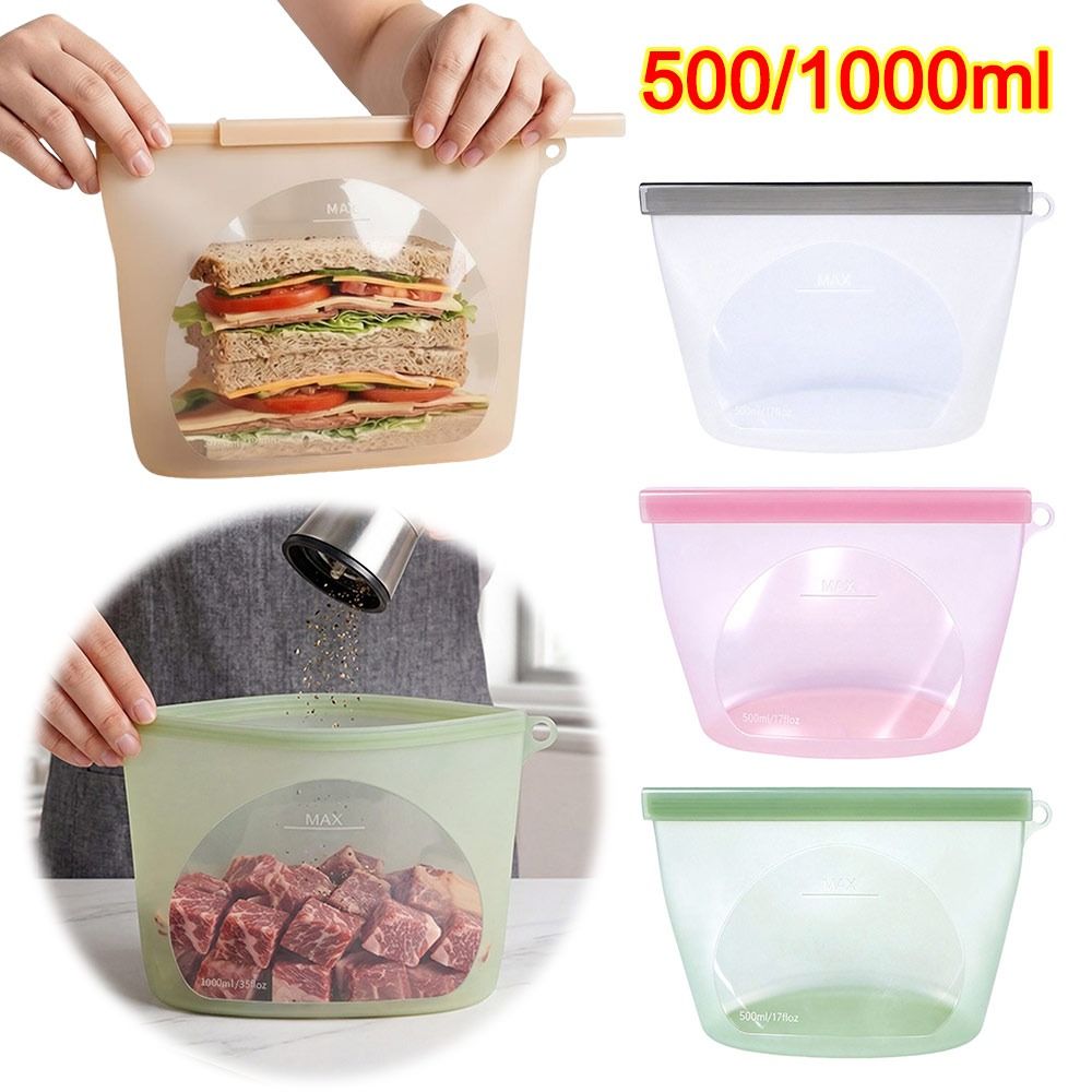 Silikon-Lebensmittel-Aufbewahr – Food Pouch Reusable Bewertung und Preis