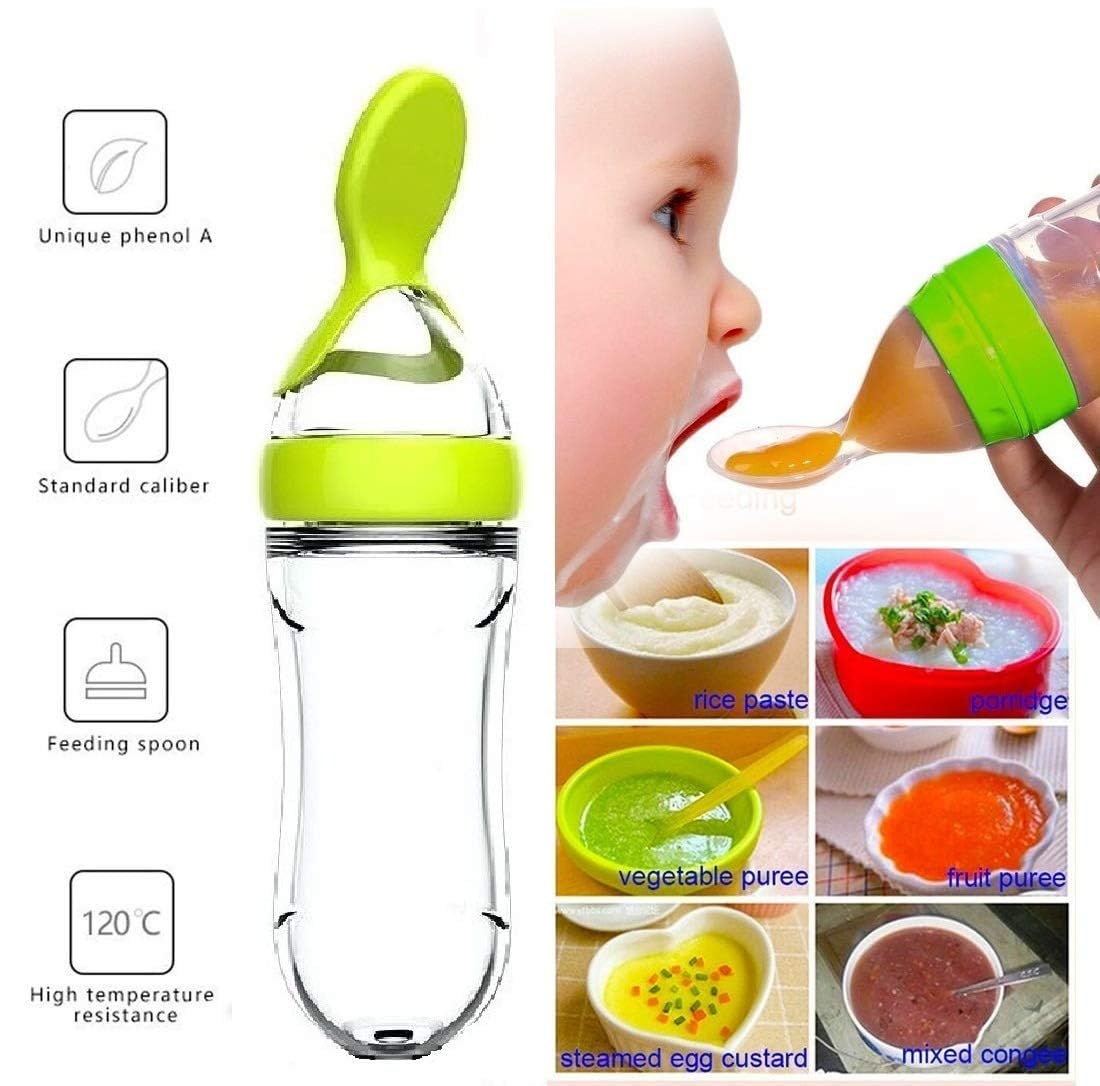Quetschen Fütterung flasche Ta – Baby Food Dispensing Spoon Bewertung und Preis