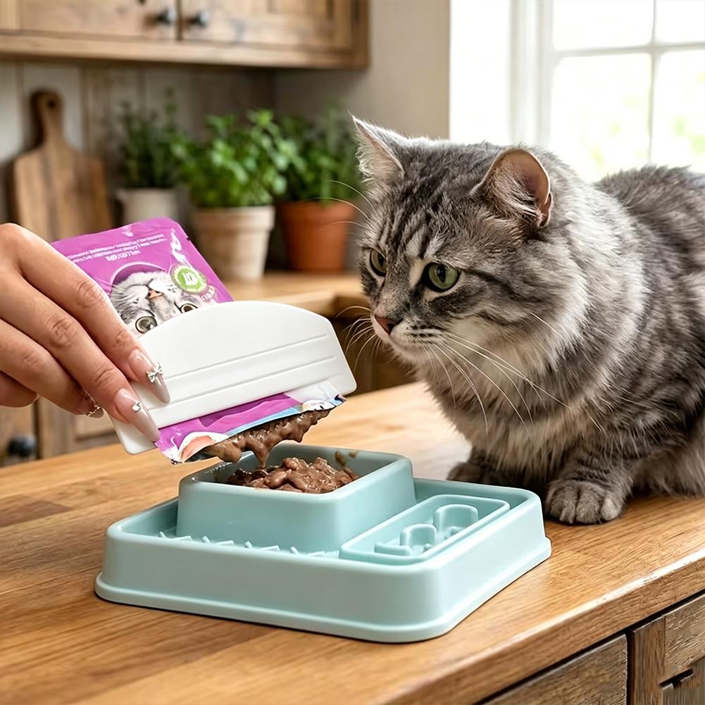 Neuer Katzen-Leckerli-Spender, – Food Pouch Reusable Bewertung und Preis