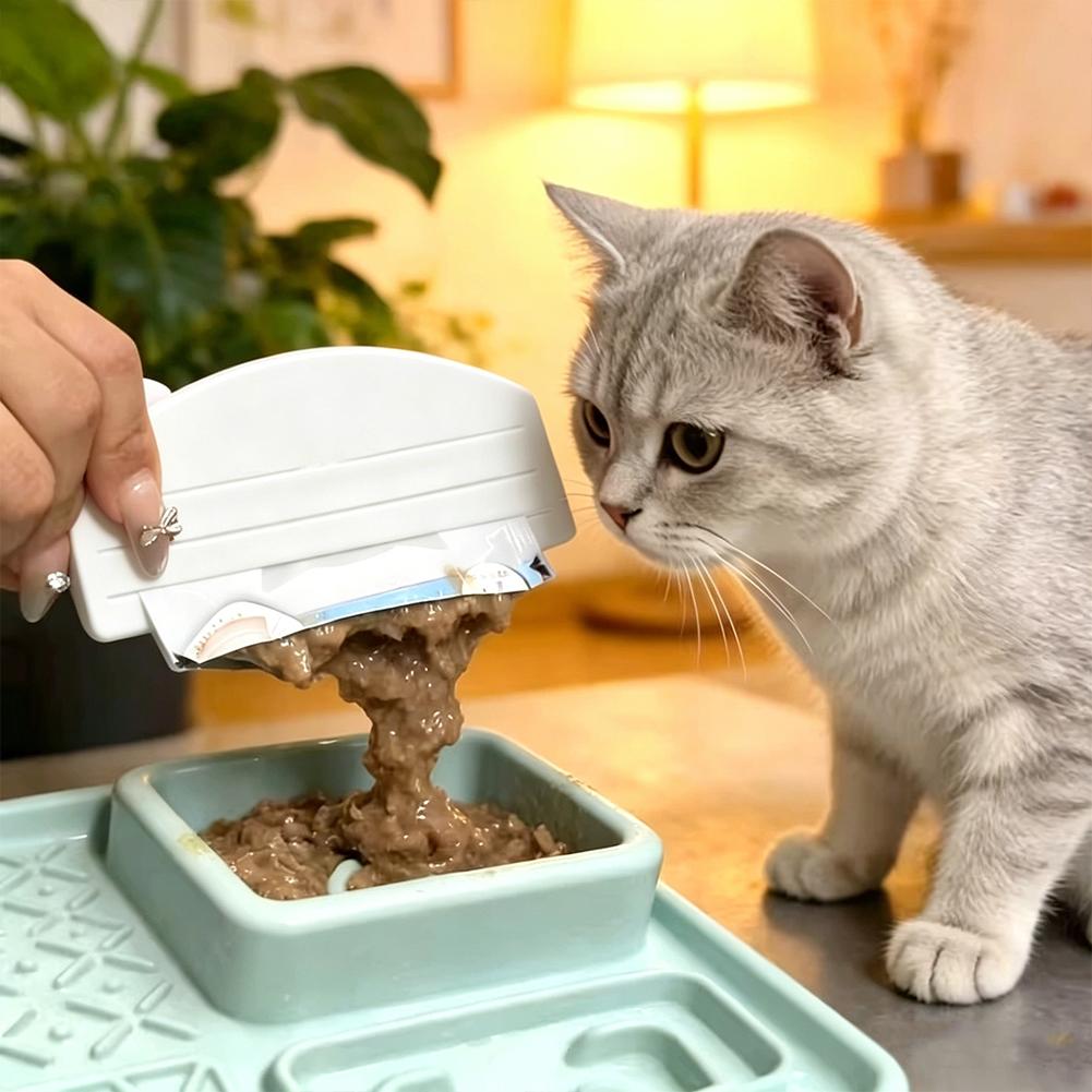Neuer Katzen-Leckerli-Spender, – Food Pouch Reusable Bewertung und Preis