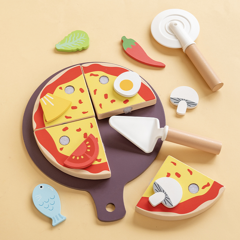 Kinder-Pizza-Schneidespielzeug – Baby Food Under 1 Year Bewertung und Preis