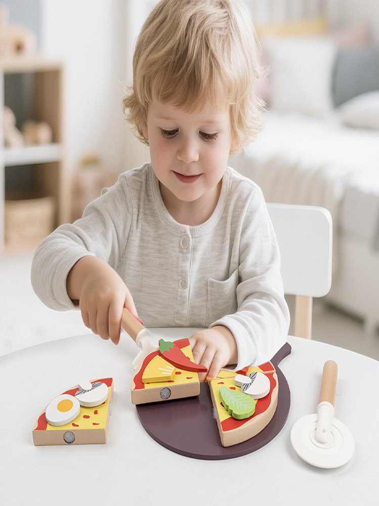 Kinder-Pizza-Schneidespielzeug – Baby Food Under 1 Year Bewertung und Preis