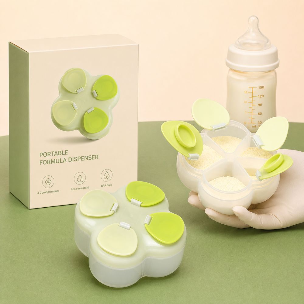Unterteilter Formel-Dispenser  – Food Box Baby Bewertung und Preis