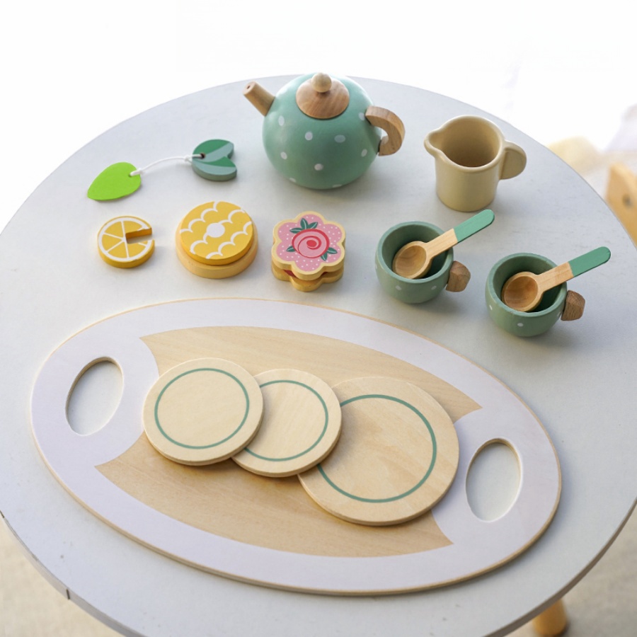 Holz Tee-Set Für Kleine Mädche – Baby Food Under 1 Year Bewertung und Preis