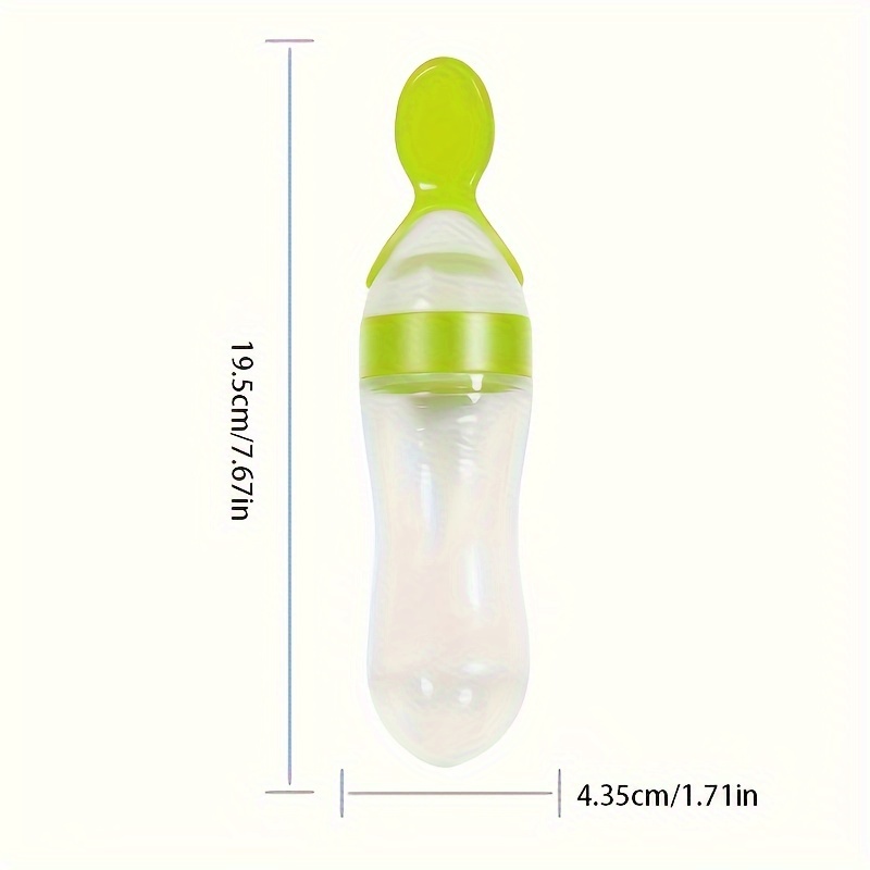 Baby-Fütterungs-Silikonflasche – Baby Food Dispensing Spoon Bewertung und Preis