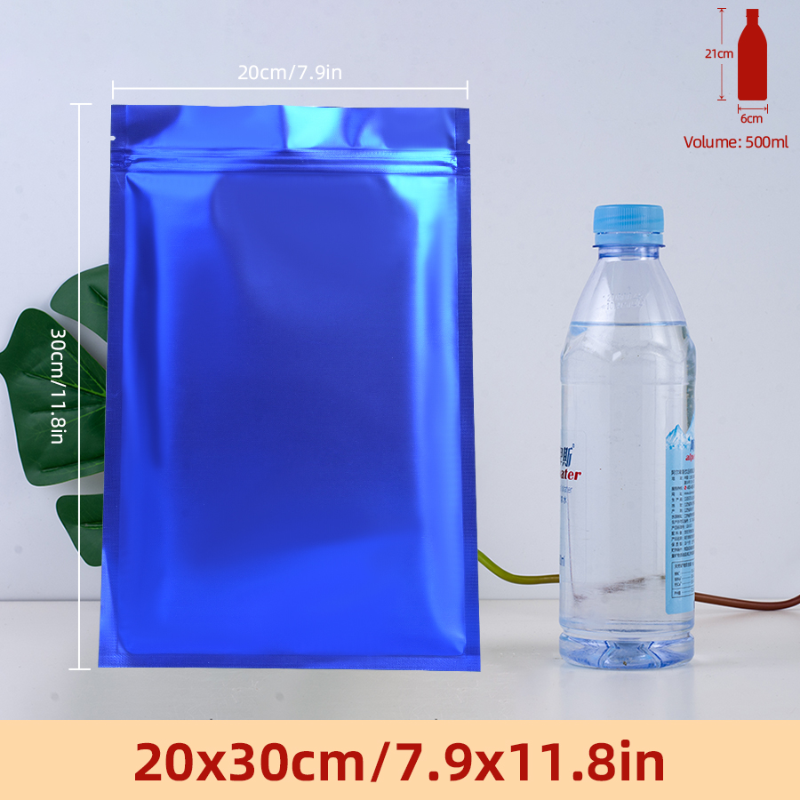 100 Stück matte blaue Folien-R – Food Pouch Reusable Bewertung und Preis