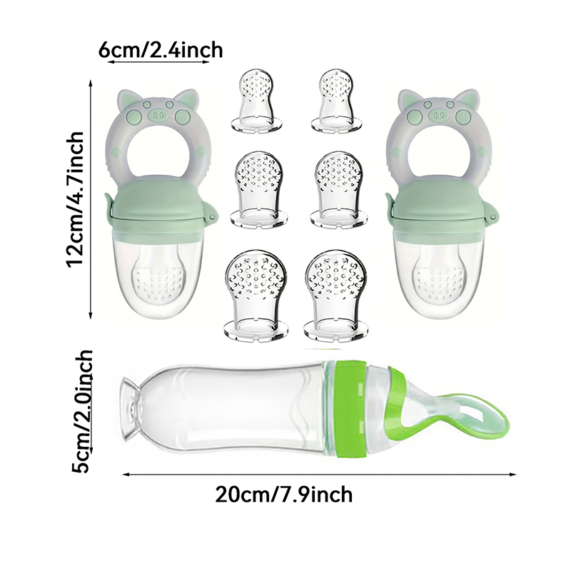 9 Stück Babybesteck: 1 Silikon – Baby Food Dispensing Spoon Bewertung und Preis